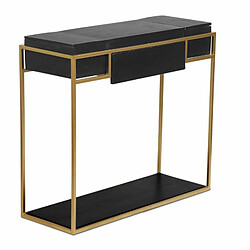 Paris Prix Bureau Design Korma 91cm Noir & Or