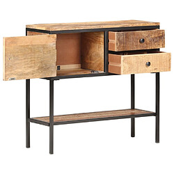 Maison Chic Buffet,Meuble de Rangement,commode pour salon,Cuisine 85x30x80 cm Bois de manguier brut -MN88012