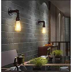 Stoex Rétro Applique Murale Tubes d'eau Industrielle en Métal avec Style Européen Creative Décoratif pour Bar, Cuisine, Salon et Chambre à Couch