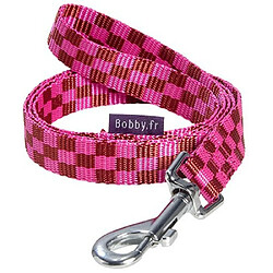 Bobby Damier Laisse pour Chien Rouge Taille S