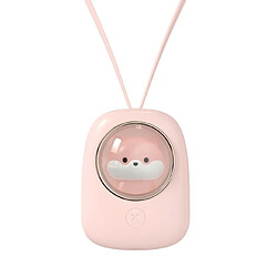 Universal Adorable ventilateur de cou USB rechargeable portable de bureau de dessin animé corde espace capsule ventilateur