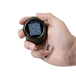 Yonis Traceur GPS Mini Portable Haute Précision Traceur GPS Mini Portable Pour Randonnée Et Escalade Avec Boussole Intégrée Noir YONIS