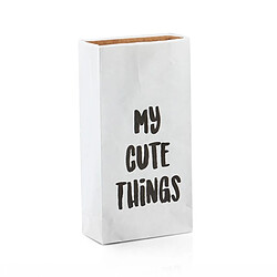 Avis Totalcadeau Sac en Papier my little things (15 x 30 x 8 cm) - Objet déco pas cher