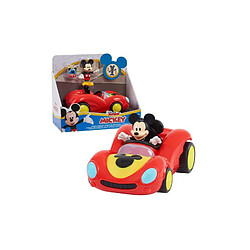 Mickey Et Minnie Véhicule et figurine articulée 7,5 cm Mickey Modèle Course 