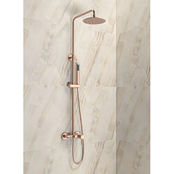 Karag Colonne de douche ARTEMIS avec douchette en inox rose gold H. 122 cm