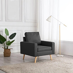 Maison Chic Fauteuil Relax pour salon | Fauteuil Gris foncé Tissu -GKD89362