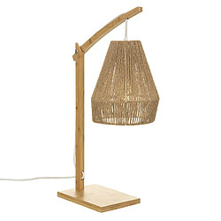 Atmosphera, Createur D'Interieur Lampe à poser en arc Palm - Hauteur 55 cm - Beige