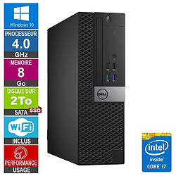 Dell Optiplex 5040 SFF i7-6700 4GHz 8Go/2To SSD Wifi W10