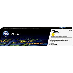 HP 126A Yellow Original LaserJet toner cartridge HP 126A toner LaserJet jaune authentique