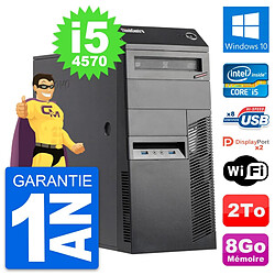 PC Tour Lenovo ThinkCentre M83 Intel i5-4570 RAM 8Go Disque 2To Windows 10 Wifi · Occasion 