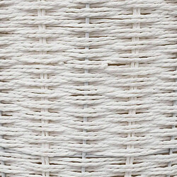 Five Simply Smart Panier à linge Costa rond 40l Blanc - FIVE 