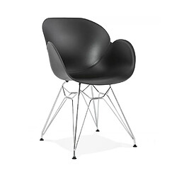 Kokoon Design Fauteuil design CHIPIE BLACK 59x57,5x85 cm