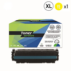 TONER SERVICES Compatible HP 410X Toner Jaune CF412X (HT410XY/CF412X) 