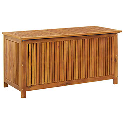 Helloshop26 Coffre boîte meuble de jardin rangement 113 x 50 x 58 cm bois d'acacia solide 02_0013000