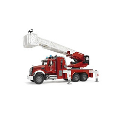 BRUDER - 2821 - Camion Pompier MACK Granit avec Echelle et Pompe a Eau - Echelle 1:16 - 63 cm