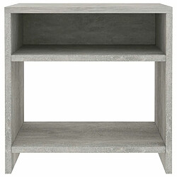 Acheter Maison Chic Table de chevet,Table de nuit,Table d'appoint pour salon Gris béton 40x30x40 cm Bois d'ingénierie -MN24912