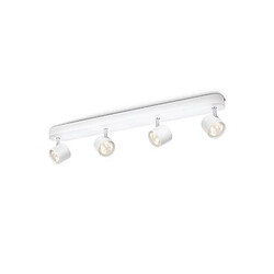 spot à led - philips myliving star - 4 x 4.5w - blanc - philips 562443116