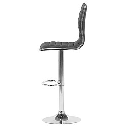 Beliani Tabouret de bar Set de 2 Noir LUCERNE pas cher