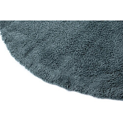 Hadorn Tapis shaggy 185x185 Bleu Luzern pas cher