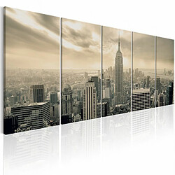 Paris Prix Tableau Imprimé Beige Manhattan 90 x 225 cm 