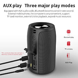 Avis Universal Portable Bluetooth haut-parleur Subwoofer sans fil 3D Bass STEREO SUPERE STEREO CARTE MICRO SD Lecteur flash USB Play | (Noir)