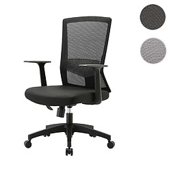 Mendler SIHOO chaise de bureau, dossier ergonomique en forme de S, soutien de la taille réglable et respirant ~ noir 