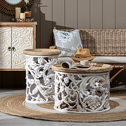 BigBuy Home Table Basse 63 x 63 x 44 cm Bois