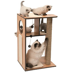 Avis Arbre A Chat Vesper V-box Large Naturel 50x40x78 cm