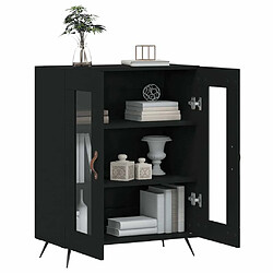 Acheter Maison Chic Buffet,Meuble de Rangement,commode pour salon,Cuisine noir 69,5x34x90 cm bois d'ingénierie -MN13179