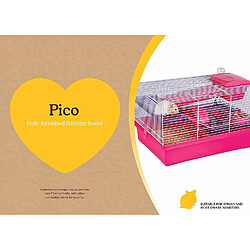 Eurovideo Vg Rosewood Options Cage pour Hamster Home Pico Rose