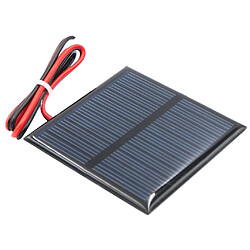 Mini Chargeur De Batterie De Bricolage De Silicium Polycristallin De Panneau Solaire G 5.5V 60x60mm