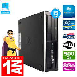 PC HP Compaq Pro 6300 SFF I5-2400 RAM 8Go Disque 500Go Graveur DVD Wifi W7 · Occasion 