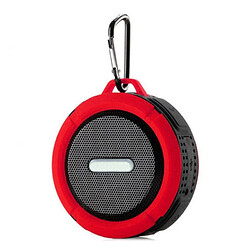 Yonis Enceinte Bluetooth Étanche IP65 Mains-Libres Portable Enceinte Waterproof Bluetooth Portable IP65 Mains-Libres Son Haute Fidélité Rouge YONIS