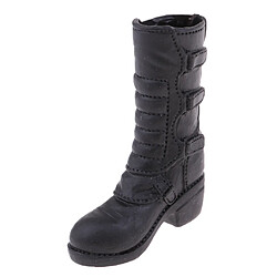 Avis 1/6 Femmes Chaussures Bottes Noires Accessoires pour 12'' Corps de Figure d'Action