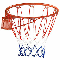 Avis Decoshop26 Anneau de basketball panier de basket avec filet 46 cm fixation au murale pour adultes / enfants 20_0000101