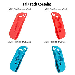 Orzly Etuis de Protection Flexicase pour manettes Nintendo Switch