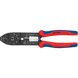 KNIPEX Pince à sertir brunie 230 mm