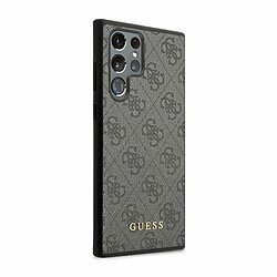 Acheter Guess Maroquinerie Guess GUHCS23LG4GFGR S23 Ultra S918 szary/grey hardcase 4G Metal Gold Logo