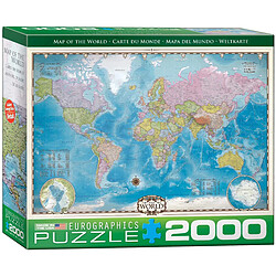 Eurographics Carte du Monde Puzzle (2000 pièces)