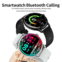 Acheter Yonis Montre Connectée AMOLED 1.43' Suivi Santé et Appels Bluetooth