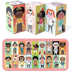 Universal Puzzle bébé casse-tête jouets boîte en bois jeu de correspondance 2 + 