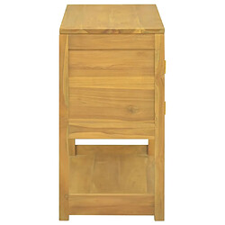 Maison Chic Armoire de salle de bain,Meuble de rangement,Meuble haut 85x40x75 cm Bois de teck solide -GKD605835 pas cher