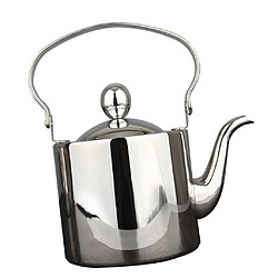 Bouilloire d'égouttement en acier inoxydable pour café et thé 2,5L