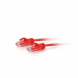 Cables To Go - Câble de raccordement croisé sans accroc UTP - Cat 6 - Rouge - 3 m Import Royaume Uni