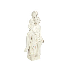 Figurine Décorative Romimex Blanc Résine Enfants 15 x 39 x 12 cm