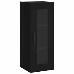 Maison Chic Armoire murale,Meuble de Rangement pour salon,cuisine noir 34,5x34x90 cm -MN33572