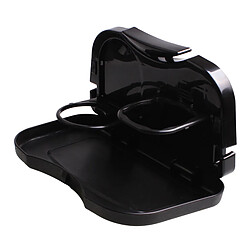 Support de Bouteille de Tasse de Plateau de Voiture de Véhicule Pliant Portable Organisateur de Salle à Manger Noir