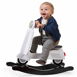 Avis CHILDHOME Scooter à bascule Blanc et noir