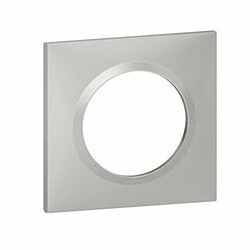 plaque legrand dooxie - 1 poste - aluminium - legrand 600851