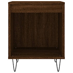 Acheter Maison Chic Table de chevet,Table de nuit,Table d'appoint pour salon chêne marron 40x35x50 cm bois d’ingénierie -MN86109